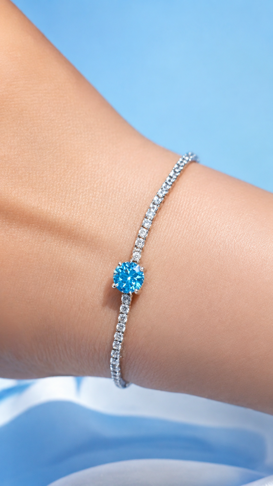 Diamond cut bracelet